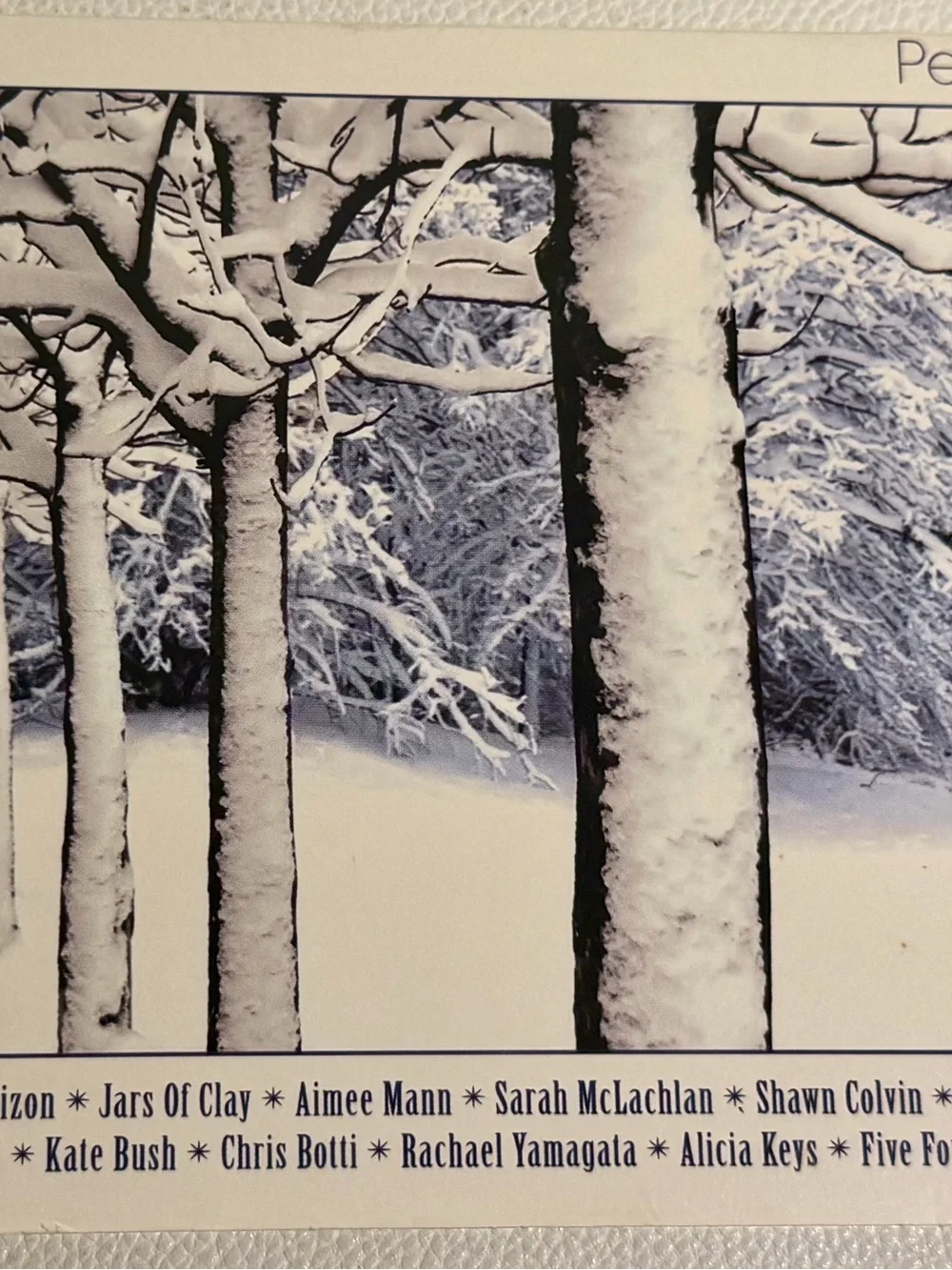 Peace Christmas CD 2007 Kate Bush Johnny Cash Alicia Keys KRB Sony Rare Holiday